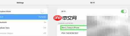 iPhone变身为iPad Pro热点