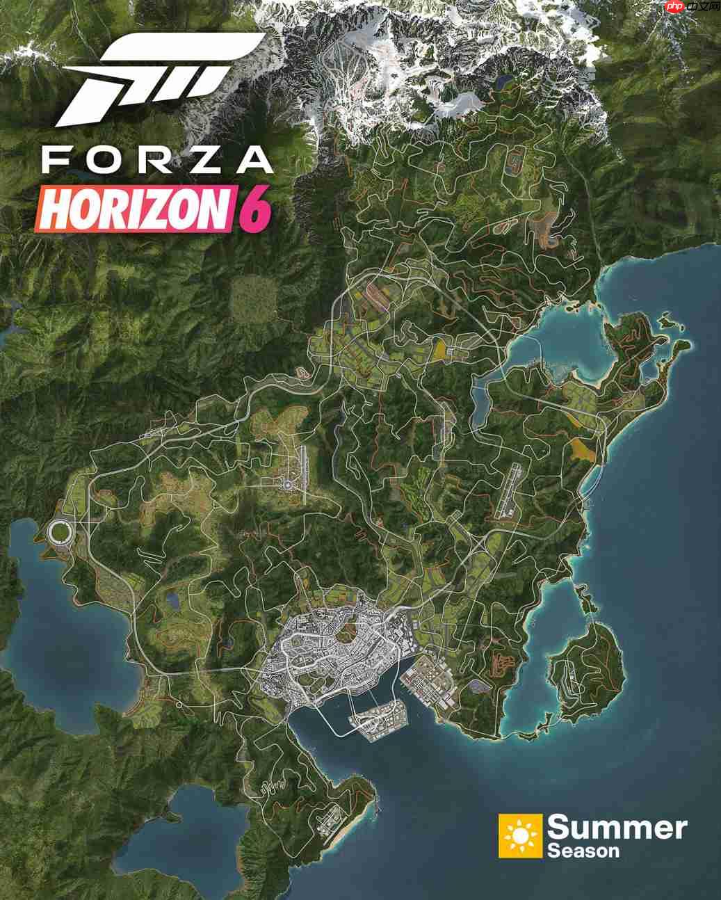 《极限竞速:地平线6》完整夏季地图公开