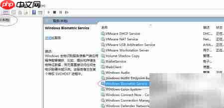 Win10启动生物识别服务方法