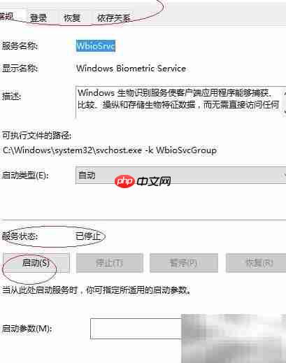 Win10启动生物识别服务方法