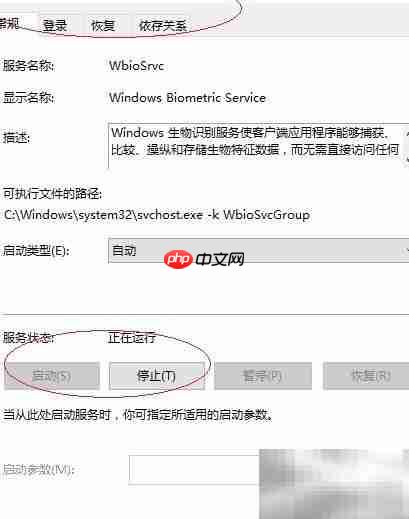 Win10启动生物识别服务方法