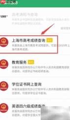 上海高考成绩查询指南