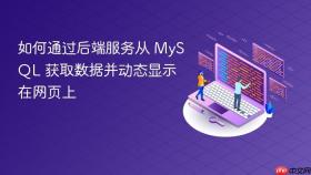 如何通过后端服务从 MySQL 获取数据并动态显示在网页上
