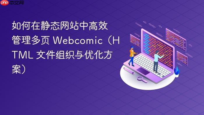 如何在静态网站中高效管理多页 Webcomic(HTML 文件组织与优化方案)