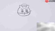 黑猫警长简笔画教程