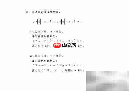 (2|x|-1)?+(2|y|-2)?=1图像解析