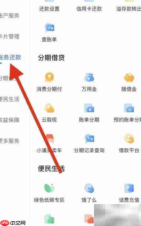 浦大喜奔账务还款查询指南