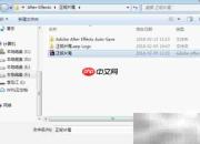 AE CC2017工程文件整理技巧