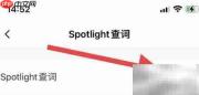 开启百词斩Spotlight查词