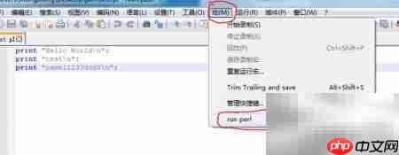搭建Windows下Perl开发环境