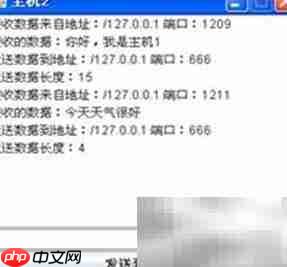 Java UDP数据报编程