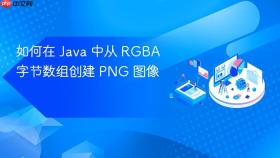 如何在 Java 中从 RGBA 字节数组创建 PNG 图像