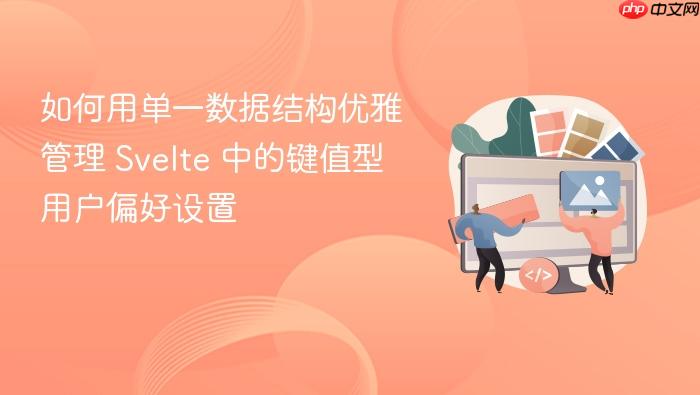 如何用单一数据结构优雅管理 Svelte 中的键值型用户偏好设置