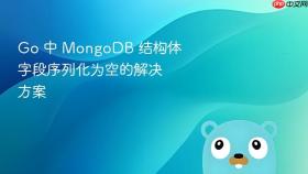 Go 中 MongoDB 结构体字段序列化为空的解决方案
