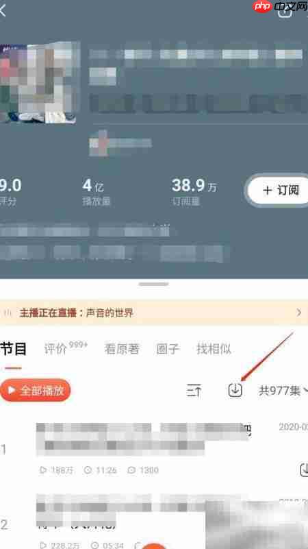 喜马拉雅节目下载方法