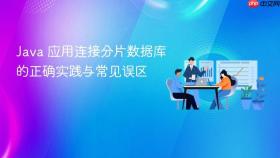 Java 应用连接分片数据库的正确实践与常见误区
