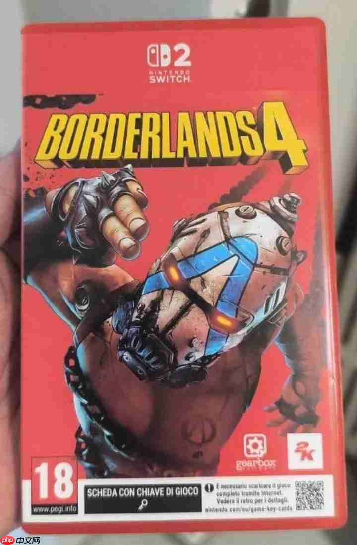 《无主之地4》Switch2实体版意外现身 开发却已无限期搁置