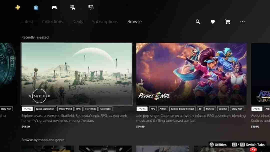 PS5商店即将迎来重大视觉革新 界面更像Netflix