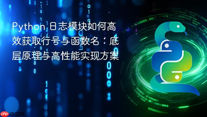 Python 日志模块如何高效获取行号与函数名:底层原理与高性能实现方案