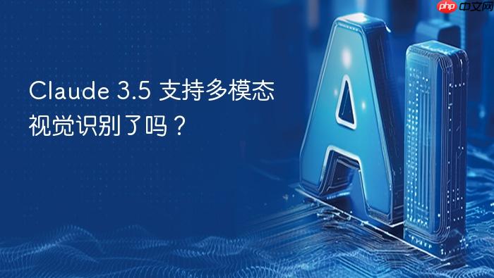 claude 3.5 支持多模态视觉识别了吗?