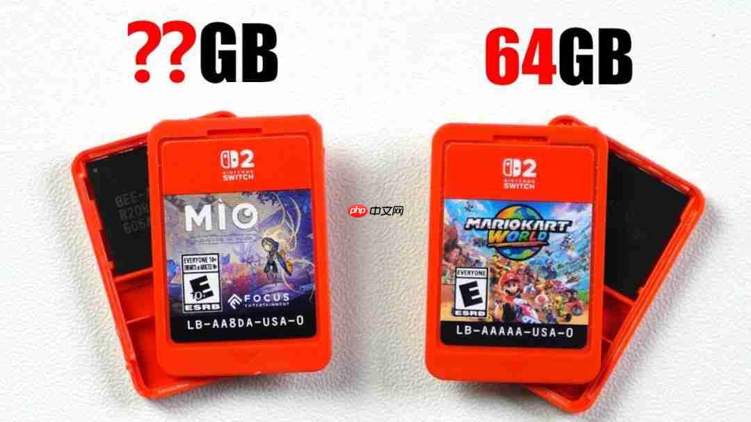 外网大神拆解Switch2卡带 暗示小容量卡带即将普及