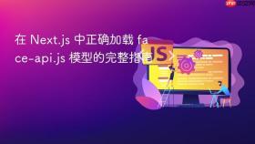 在 Next.js 中正确加载 face-api.js 模型的完整指南