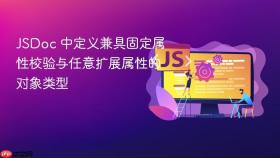 JSDoc 中定义兼具固定属性校验与任意扩展属性的对象类型