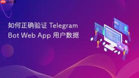 如何正确验证 Telegram Bot Web App 用户数据