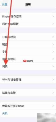 如何移除iPhone波兰语词典