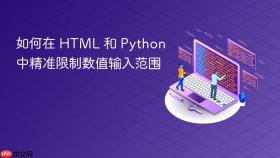 如何在 HTML 和 Python 中精准限制数值输入范围
