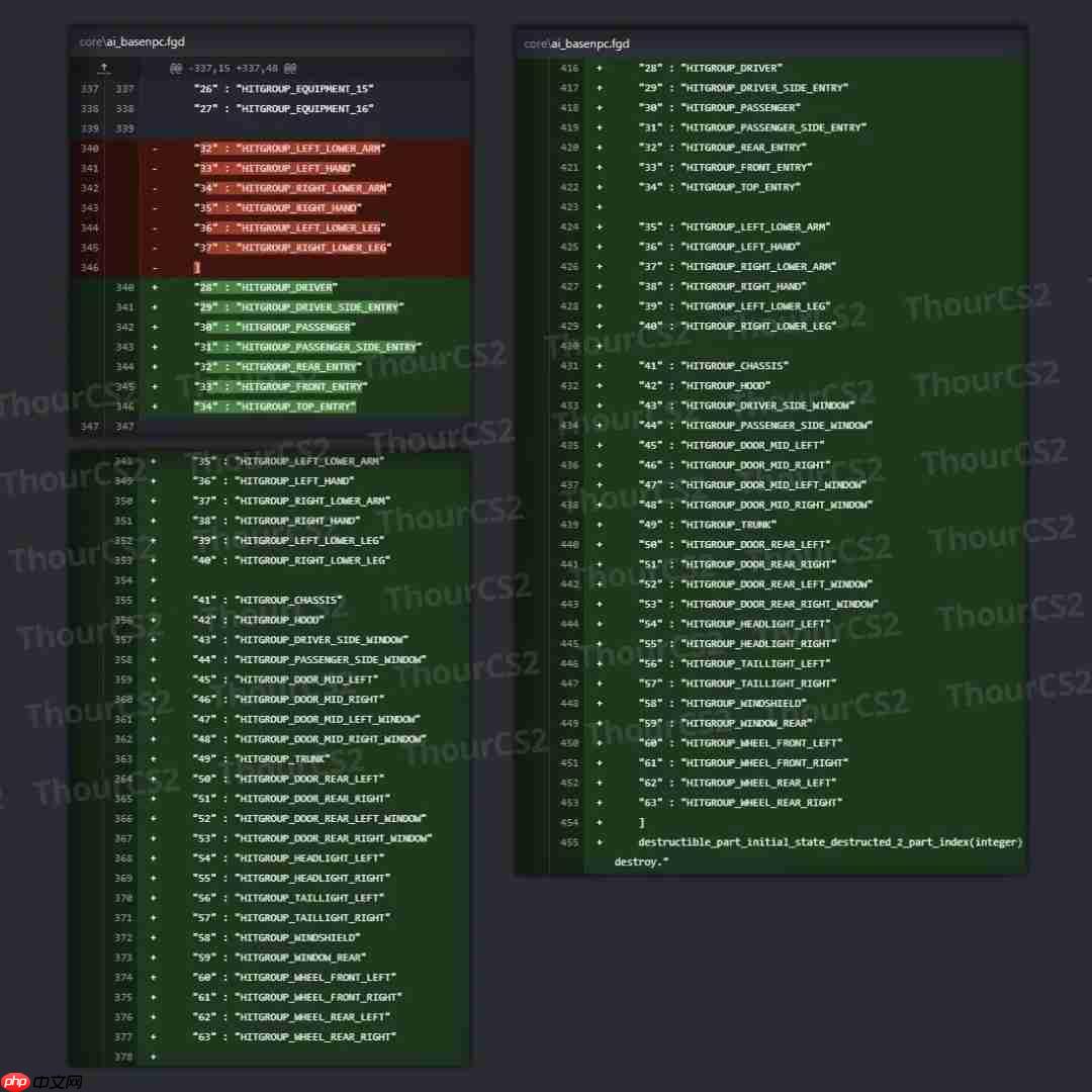 《CS2》要出载具了?更新文件曝光系统雏形 车门车窗可破坏