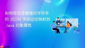 如何将包含键值对字符串的 JSON 字段动态映射到 Java 对象属性
