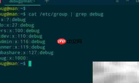 deepin 20查看用户所属组方法