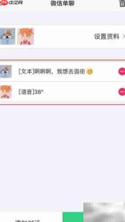 轻松截图王生成微信对话