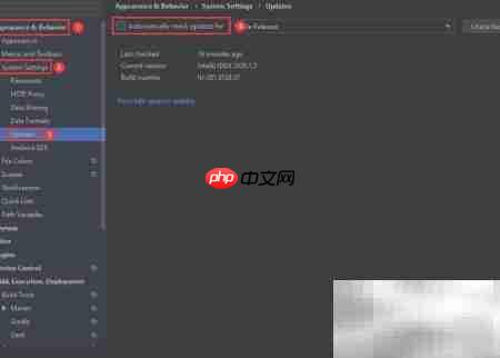 IntelliJ IDEA 2020.1.3禁用自动更新