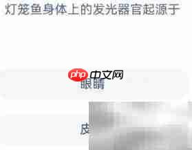 灯笼鱼发光器官起源揭秘