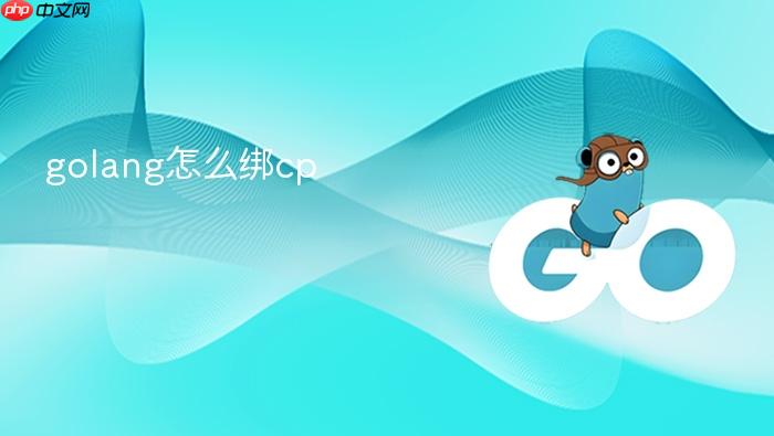 golang怎么绑cp
