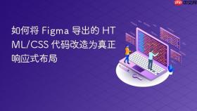如何将 Figma 导出的 HTML/CSS 代码改造为真正响应式布局