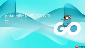 golang的引用的包怎么锁定