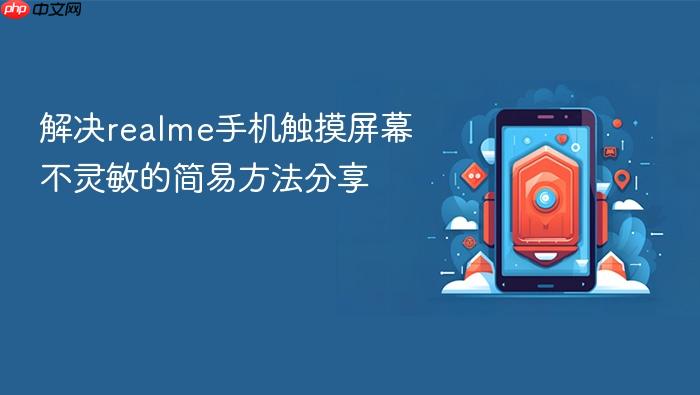 解决realme手机触摸屏幕不灵敏的简易方法分享