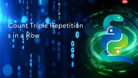 Count Triple Repetitions in a Row