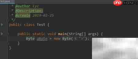 Java Byte包装类详解