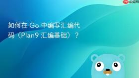 如何在 go 中编写汇编代码(plan9 汇编基础)?