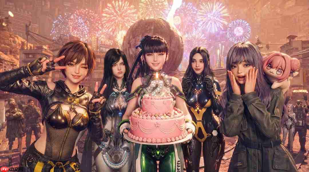 《剑星》在今天迎来发售两周年 官方发贺图