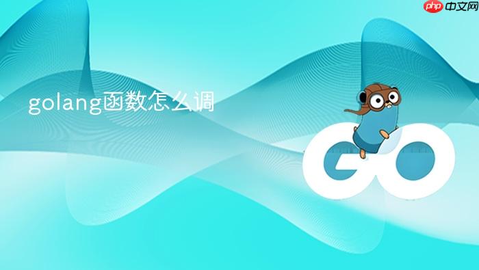 golang函数怎么调