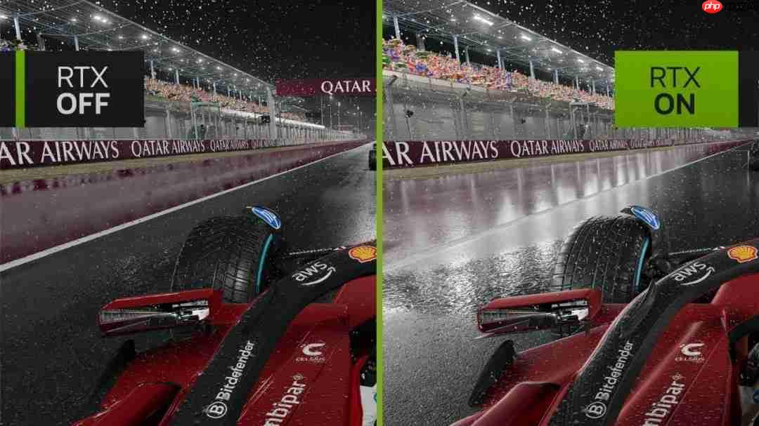 《F1 25》在PS5 Pro上跑通全路径追踪 4K30帧画质惊艳 挑战PC顶级光追