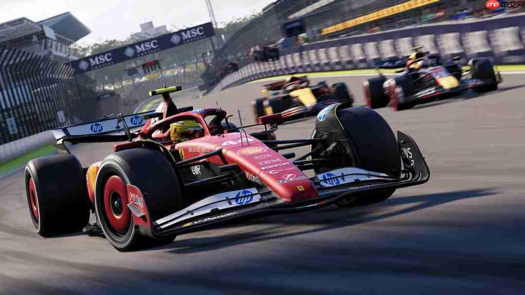 《F1 25》在PS5 Pro上跑通全路径追踪 4K30帧画质惊艳 挑战PC顶级光追