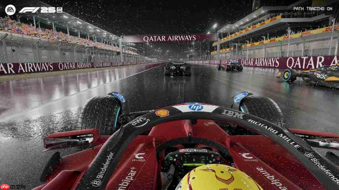 《F1 25》在PS5 Pro上跑通全路径追踪 4K30帧画质惊艳 挑战PC顶级光追
