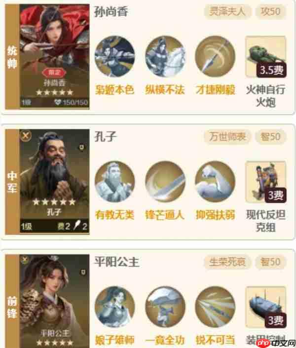 世界启元平原孙尚香阵容搭配推荐