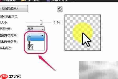 Camtasia光标效果使用技巧